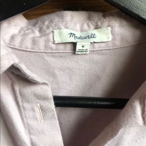 Madewell pale purple pink courier Shirt